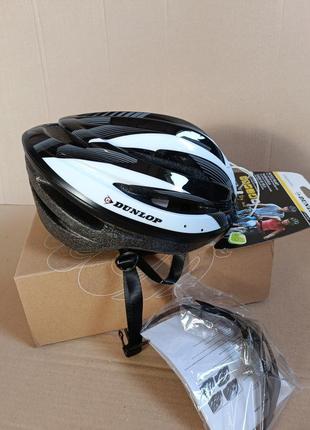 Велосипедний шолом dunlop для гірських велосипедів унісекс cycle, повітропроникність, дихаюча застібка. новий з етикетками оригінал1 фото