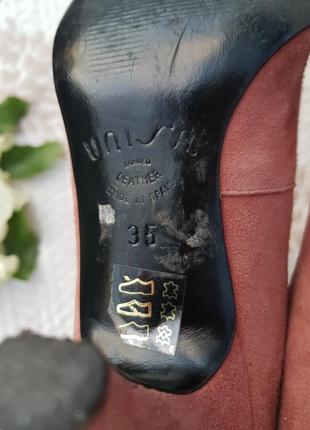 Очень нежные замшевые нюдовые классические туфельки оттенка пышная роза unisa7 фото
