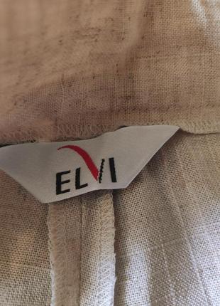 Новые удлиненные  шорты /под лен/бермуды с резинкой в талии  elvi8 фото