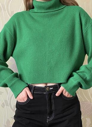 Стильный женский свитер/кардиган/кофтина укороченная