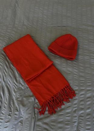 Шапка и шарф1 фото