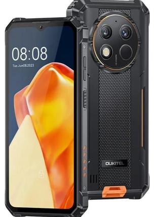 Смартфон oukitel wp28 orange 4g lte 8/256gb 10600mah 48mp nfc