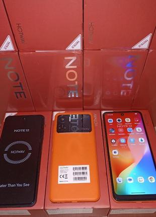 Смартфон hotwav note 12 orange 8\128gb android 13 nfc 48mp 618...