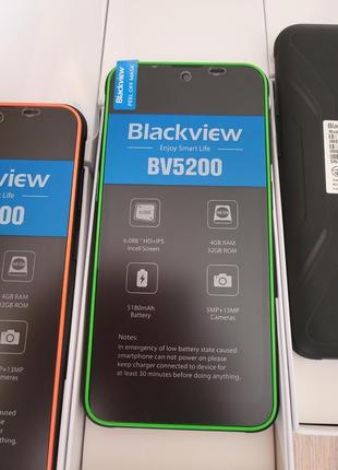 Смартфон blackview bv5200 green 4g 4\32gb 5180mah and 12 новин...