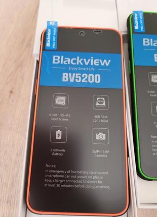 Смартфон blackview bv5200 orange 4g 4\32gb 5180mah and 12 нови...