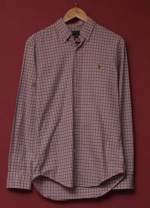 Polo ralph lauren s stretch oxford slim fit рубашка  свежие коллекции2 фото