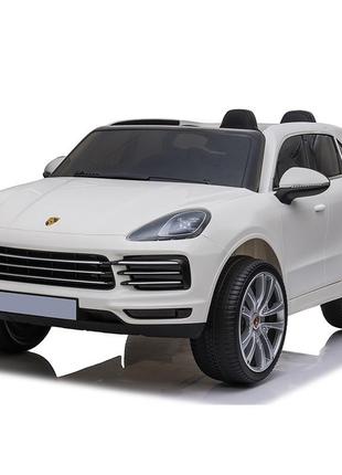 Дитячий електромобіль porsche cayenne yj7192b з ліцензією