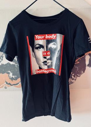 Женская футболка про феминизм принт картины