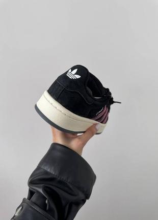 Кросівки adidas campus « black / pink zebra » premium5 фото