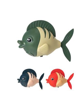 Водоплавні іграшки арт. 563 рибка заводна, 3 кольори мікс, пакет 15*10см 563  ish