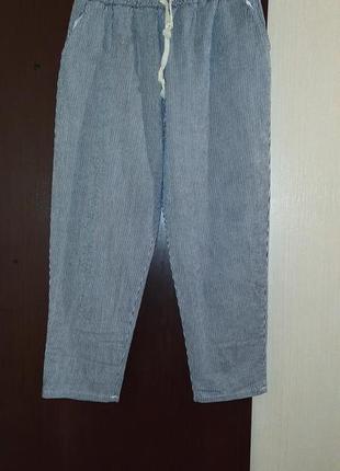 Штани лосини бриджі штани в смужку літньої лосини літні бриджі4 фото