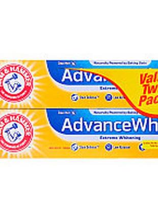 Arm & hammer, advance white, extreme whitening toothpaste, clean1 фото