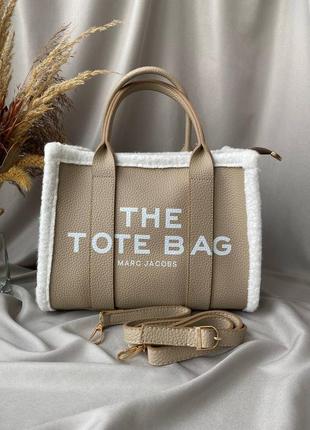 Женская сумочка tote bag beige