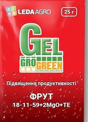 Гель-добриво фрут (18-11-59+2mgo+te), 25 гр., тм "леда-агро"