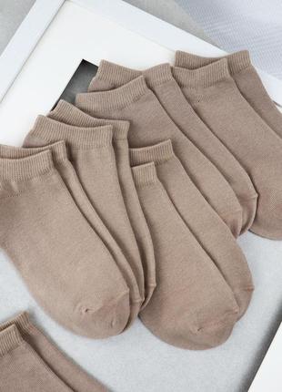 Шкарпетки жіночі 6 пар короткі «cocoa» зі зручною резинкою пре...4 фото