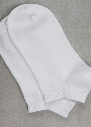 Шкарпетки жіночі 12 пар короткі колір "white" зі зручною резин...4 фото