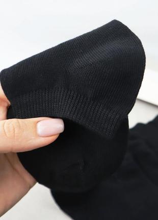 Шкарпетки жіночі 6 пар короткі зі зручною резинкою "black" пре...3 фото