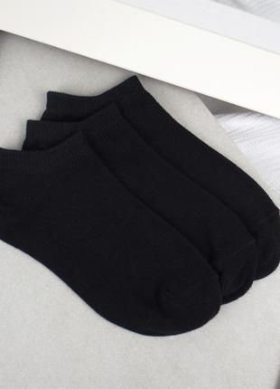 Шкарпетки жіночі 6 пар короткі зі зручною резинкою "black" пре...6 фото