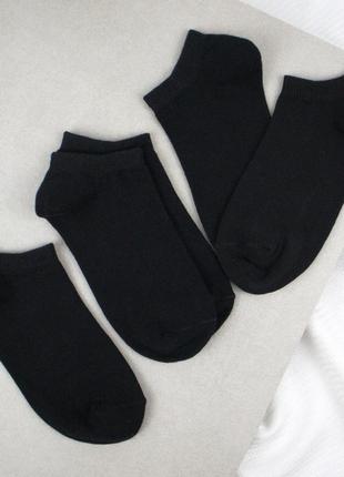 Шкарпетки жіночі 6 пар короткі зі зручною резинкою "black" пре...8 фото
