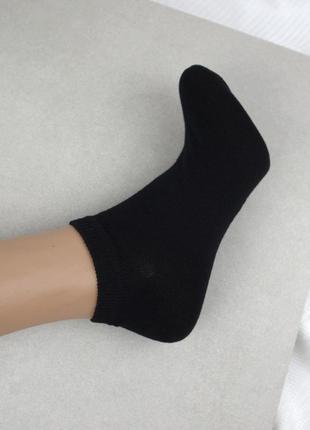 Шкарпетки жіночі 6 пар короткі зі зручною резинкою "black" пре...9 фото