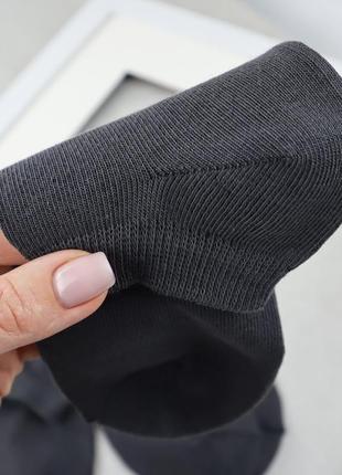 Набір шкарпеток жіночих 12 пар коротких "black&dark; grеy" зі ...3 фото