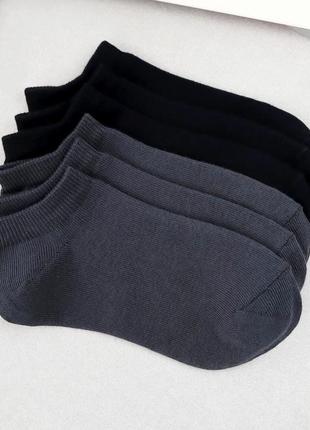 Набір шкарпеток жіночих 12 пар коротких "black&dark; grеy" зі ...4 фото