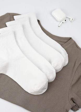 Шкарпетки жіночі 12 пар "white" зі зручною гумкою преміум сегм...