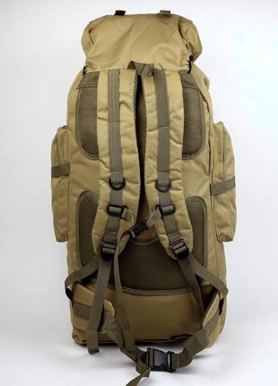 Тактичний рюкзак 90л койот з сумкою-органайзером на molle (зйо...3 фото