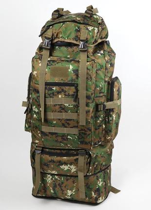 Великий армійський рюкзак 100 л тактичний рюкзак 100 л піксель...