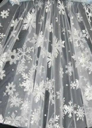 Пышная нарядная юбка пачка "снежинка"3 фото