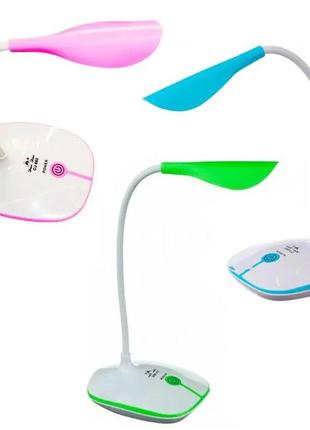 Акумуляторна лампа jx-880, 1200 ма·год, рожева, блакитна, зелена