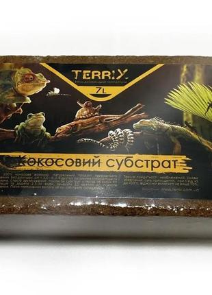 Terrix кокосовий субстракт для тераріумів, дрібний, 7 л 520 г