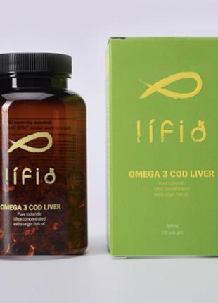 Риб'ячий жир із печінки тріски, omega-3 cod liver, омега-3 риб...1 фото