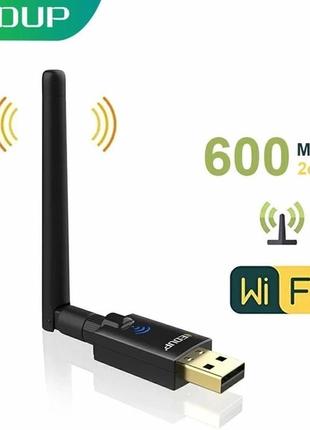 Edup ep-db1607 дводіапазонний wi-fi ac600mbps 2.4/5ghz usb ада...