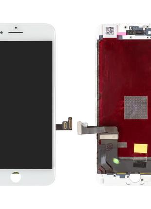 Дисплей для iphone 7 plus, модуль з рамкою (екран, сенсор), білий