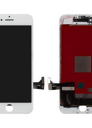 Дисплей для iphone 7, модуль з рамкою (екран, сенсор), білий, ...