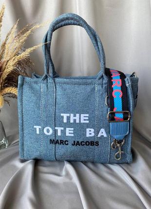 Женская сумочка marc jacobs tote bag blue