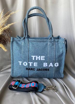 Женская сумочка tote bag blue2 фото