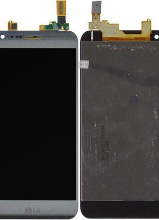 Дисплей для lg x cam k580, модуль (екран, сенсор), сірий - срі...