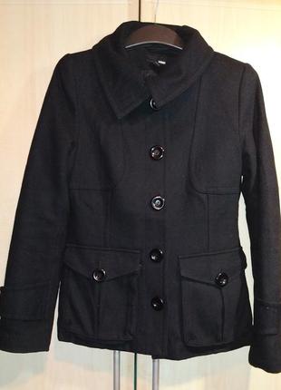 Пальто чёрное