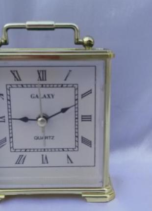Кварцові настільні годинники будильник galaxy.2 фото