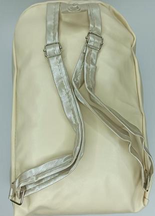Блискучий жіночий рюкзак штучна шкіра сумка-рюкзак жіноча з ек...3 фото
