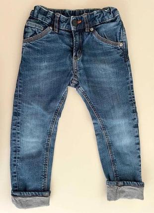 Синие джинсы для мальчика 3-4 лет h&m1 фото