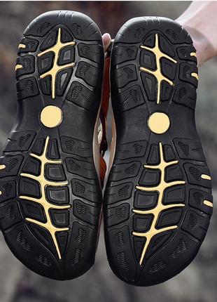 Чоловічі літні спортивні сандалі 46 чорні модні легкі туфлі на...5 фото