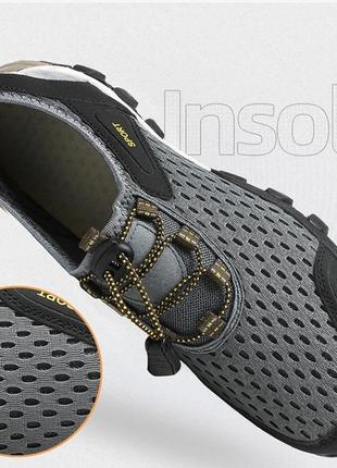 Чоловічі спортивні кросівки 43 сірий (по устілці 27,5 см ) мод...3 фото