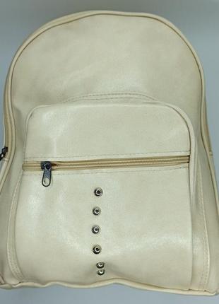 Красивий жіночий рюкзак штучна шкіра сумка-рюкзак жіноча з еко...1 фото