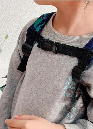 Рюкзак міський дитячий нейлоновий синій рюкзак для прогулянок6 фото