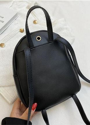 Мінікрасивий жіночий рюкзак штучна шкіра сумка-рюкзак жіноча з...5 фото