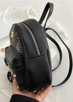 Мінікрасивий жіночий рюкзак штучна шкіра сумка-рюкзак жіноча з...8 фото