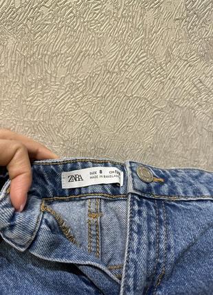 Джинсовая юбка-шорты на девочку3 фото